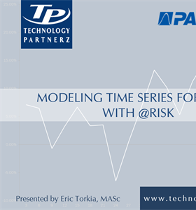 Modeling Time-Series Forecasts with @RISK